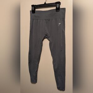 Gymshark Gray High-Waisted Leggings Workout Pants Large Lg